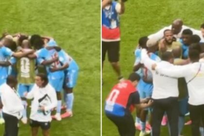 Congo se junta a onda de orações na Copa e já é a quinta seleção a rezar em campo 6 ocrente 1781827544