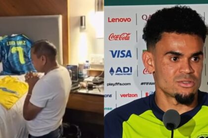 Oração do pai de Luis Díaz antes do jogo inspira Colômbia, e atacante leva prêmio de Craque da Partida 4 ocrente 1781911237