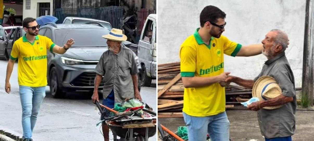 Influenciador encontra idoso de 94 anos cozinhando com serragem e doa dinheiro para gás 2 ocrente 1782443079