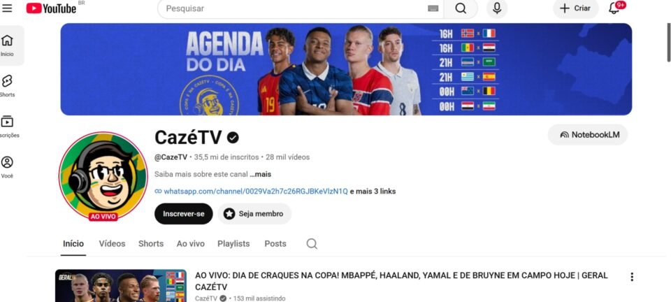 CazéTV recua e promete reduzir tom de anúncios de apostas durante a Copa de 2026 2 ocrente 1782486266