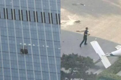 Avião de pequeno porte colide com o China Zun, o prédio mais alto de Pequim 16 ocrente 1782489857