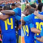 Após derrota e eliminação, jogadores de Curaçao e Costa do Marfim se unem em oração na Filadélfia 5 ocrente 1782542072