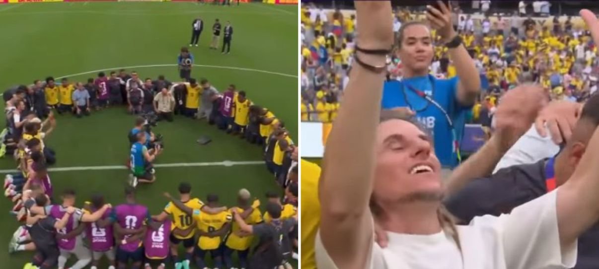Após vencer a Alemanha, Equador se ajoelha em oração e avança na Copa 2 ocrente 1782550151