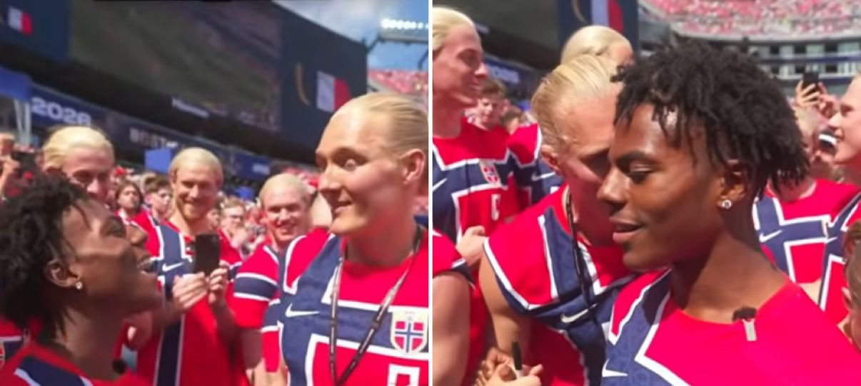 Torcedor norueguês aborda IShowSpeed na Copa de 2026 e diz: “Jesus te ama” 2 ocrente 1782820163