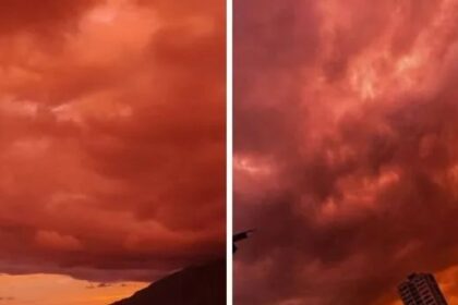 Céu vermelho após tremores na Venezuela é fenômeno atmosférico conhecido, dizem especialistas 14 ocrente 1782916465