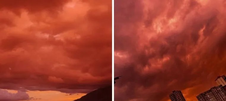 Céu vermelho após tremores na Venezuela é fenômeno atmosférico conhecido, dizem especialistas 2 ocrente 1782916465