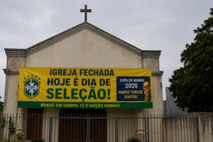 Igreja em Vitória suspende culto para torcedores assistirem jogo da Seleção e gera debate na internet 10 ocrente 1782936249