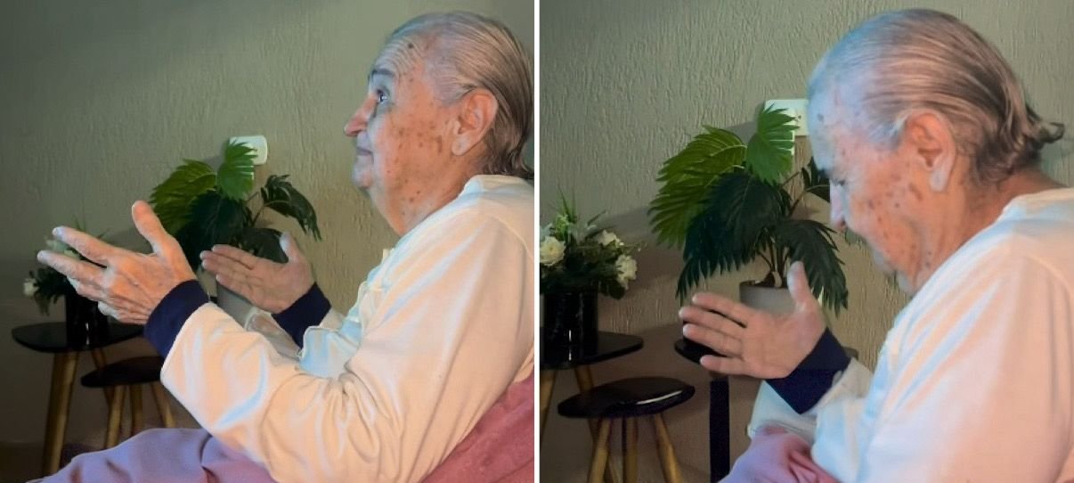 Vídeo de idosa de 89 anos com Alzheimer adorando a Deus comove redes sociais 2 ocrente 1783093752