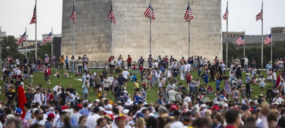 Calor de 38 °C e mau tempo mudam programação dos 250 anos da Independência dos EUA 2 ocrente 1783232351