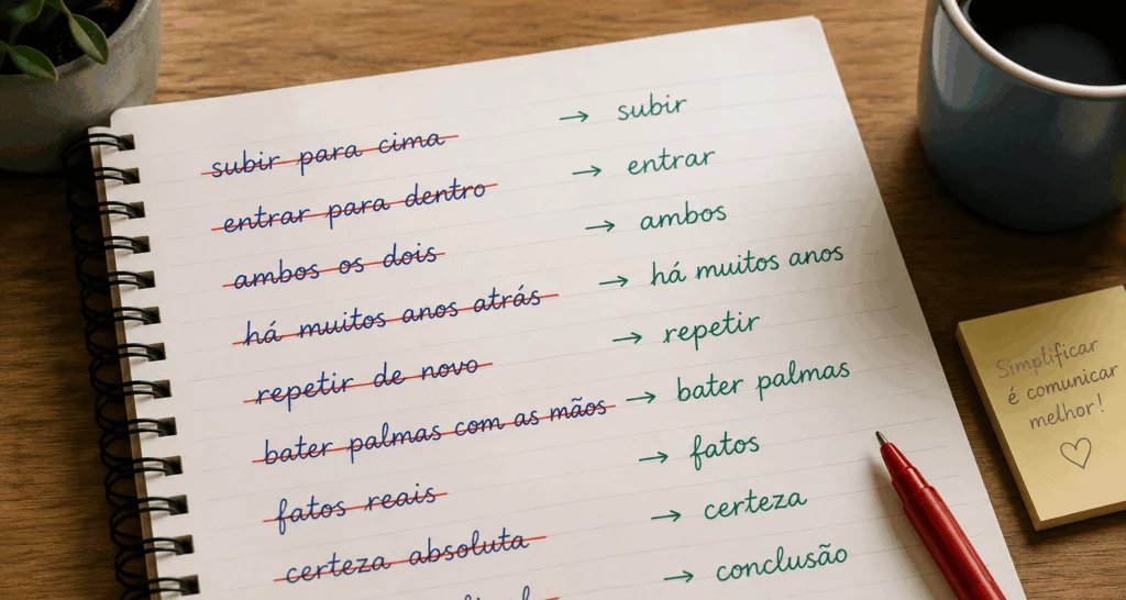 Colunista lista pleonasmos frequentes e orienta como evitá-los 2 ocrente 1783433970