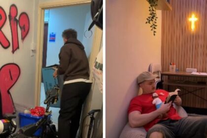 Influenciador converte sala de exercícios em quarto de oração para fortalecer rotina com Deus 12 ocrente 1783442960