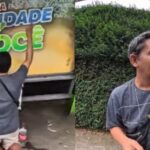 Vendedor ajoelhado em ponto de ônibus ora por empregos e emociona influenciador em Barueri 5 ocrente 1783447454