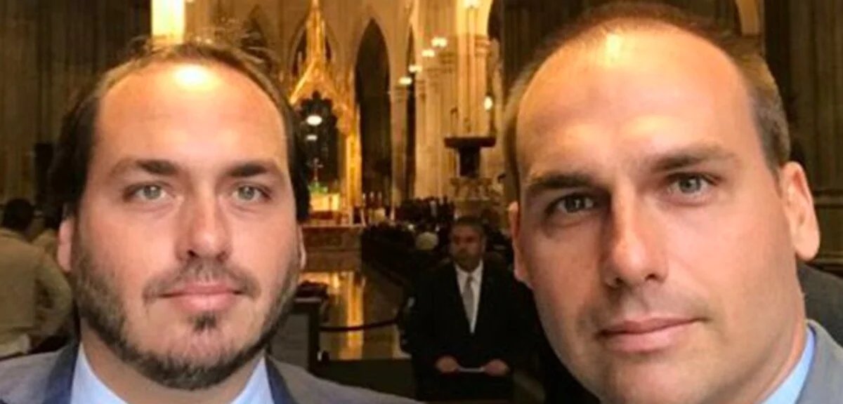 Carlos Bolsonaro exalta atuação de Eduardo nos EUA em mensagem de aniversário 2 ocrente 1783934351