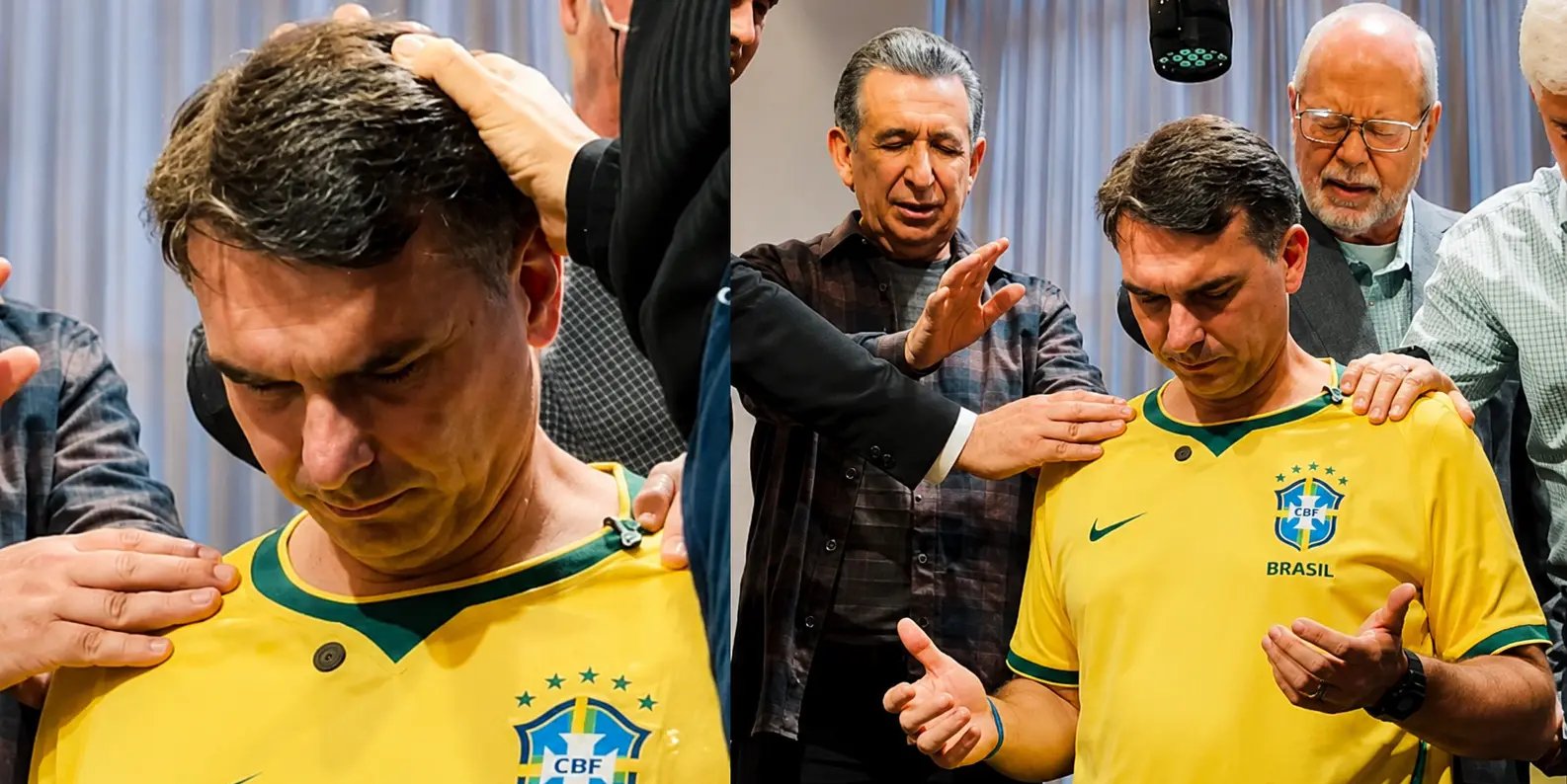 Oração de líderes cristãos marca estratégia de Flávio Bolsonaro para eleições de 2026 2 ocrente 1783977569