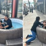 Piscina na calçada chama atenção e leva homem a aceitar Jesus e ser batizado em El Paso 5 ocrente 1783991947