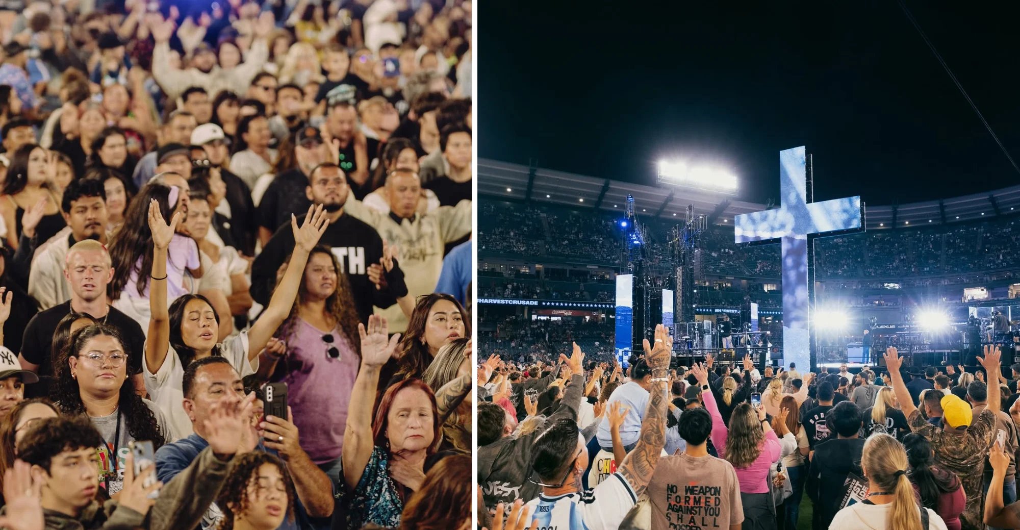 Harvest Crusade lota estádio na Califórnia e registra centenas de compromissos com Cristo 2 ocrente 1784000054