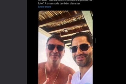 Flávio Bolsonaro põe em dúvida foto ao lado de capanga de Vorcaro 6 ocrente 1784147948