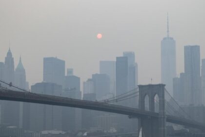Fumaça de incêndios no Canadá ameaça qualidade do ar para a final da Copa em Nova York 2 ocrente 1784326151