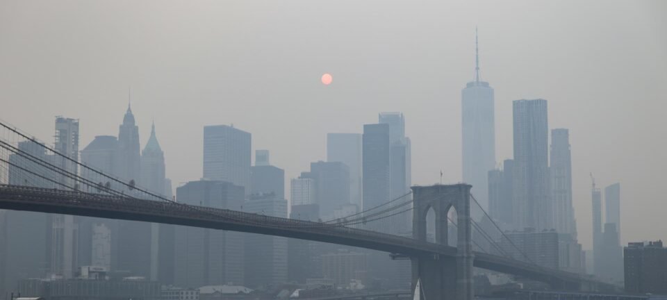 Fumaça de incêndios no Canadá ameaça qualidade do ar para a final da Copa em Nova York 2 ocrente 1784326151
