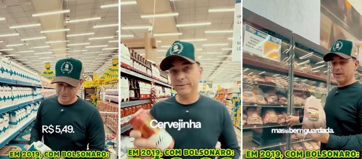 Flávio Bolsonaro grava vídeo em supermercado e reclama de alta nos preços: “Poder de compra acabou” 2 ocrente 1784479153