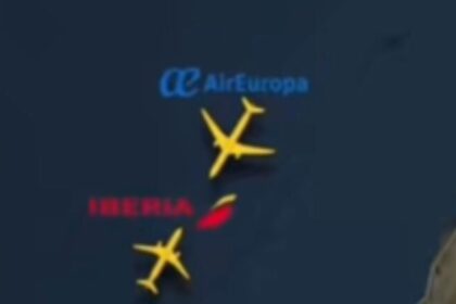 Sistema anticolisão impede choque entre jatos de Iberia e Air Europa sobre o Atlântico 12 ocrente 1784605158