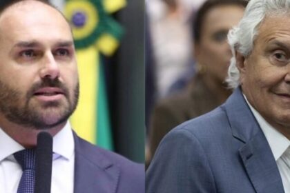 Caiado e Eduardo Bolsonaro travam discussão online após polêmica do Green Card 20 ocrente 1784686141