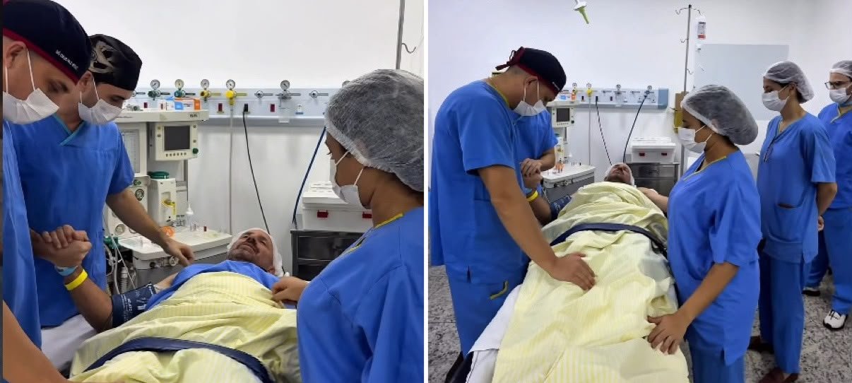 Paciente faz oração emocionante por equipe médica antes de ser anestesiado para cirurgia 2 ocrente 1784922849