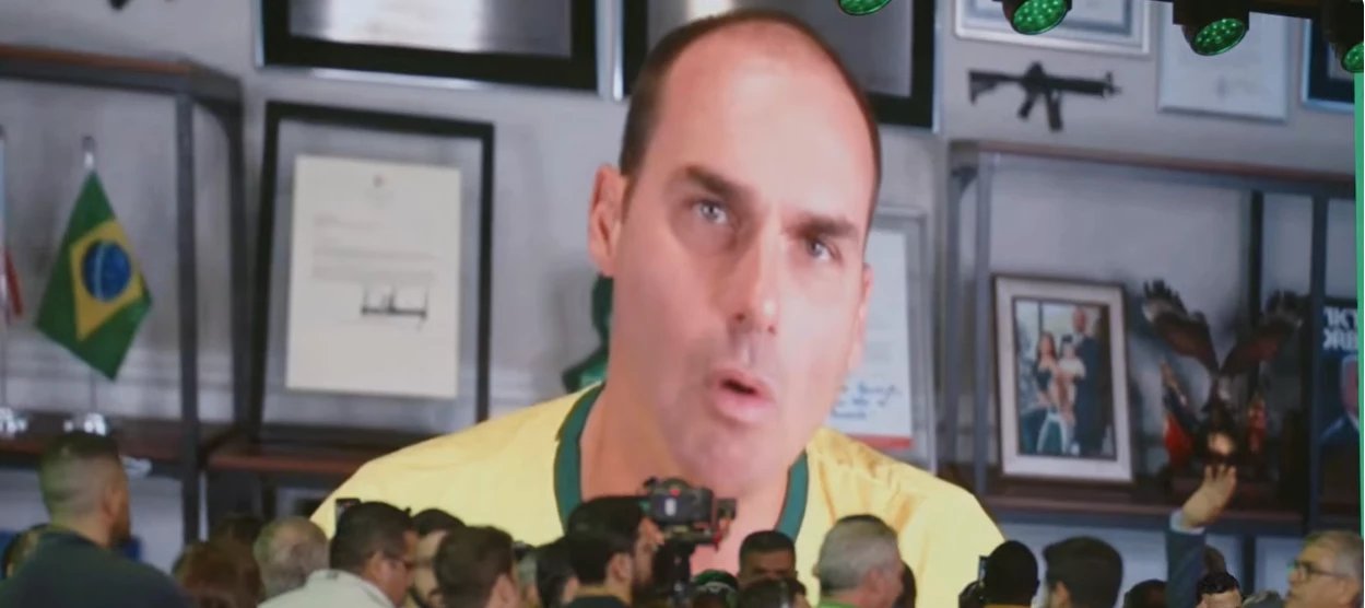 Eduardo Bolsonaro afirma que Flávio pode libertar Jair Bolsonaro e presos do 8/1 2 ocrente 1785080349