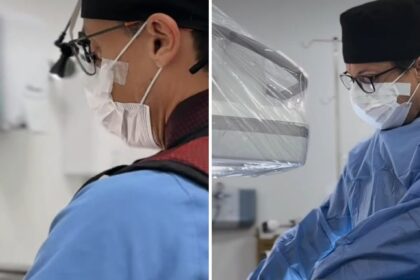Ortopedista paulista diz entregar cada cirurgia a Deus e registra momento de oração com equipe 4 ocrente 1785242353