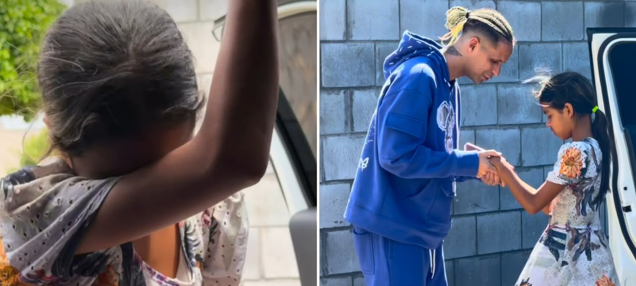 Influenciador presenteia menina que vendia sacolé para ajudar os pais com dinheiro e celular 2 ocrente 1785428649