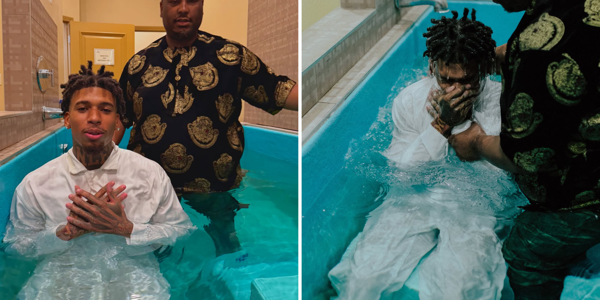 NLE Choppa se batiza e testemunha: 'Chamei por Jesus e Ele me salvou' 2 3925086198 nle choppa