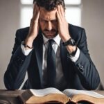 Pesquisa revela que 82% dos pastores nos EUA consideram deixar o ministério 4 Pastor estressado Foto IACanva