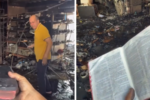 Bíblia é encontrada ilesa após incêndio em loja de embalagens em Goiânia 3 1629239035 biblia goias