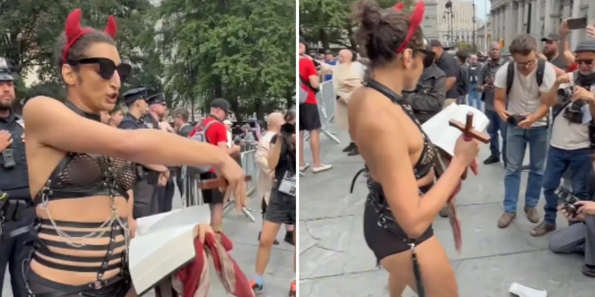 Ativista trans rasga Bíblia durante protesto em Nova York no 11 de Setembro 1 1789777080 ativista trans
