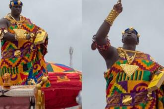 Chefe tradicional de Gana exibe Bíblia em festival e emociona multidão 7 4063068855 nana kobena kwedu iv