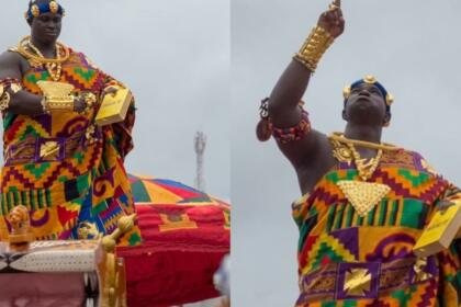 Chefe tradicional de Gana exibe Bíblia em festival e emociona multidão 10 4063068855 nana kobena kwedu iv