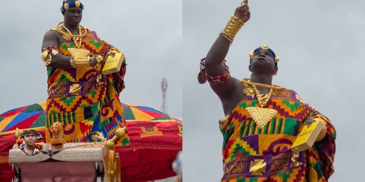Chefe tradicional de Gana exibe Bíblia em festival e emociona multidão 1 4063068855 nana kobena kwedu iv