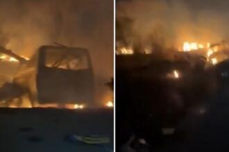 Tragédia no Zimbábue: 27 mortos em acidente com micro-ônibus de cristãos 6 906322221 o micro onibus foi destruido pelo fogo apos colisao