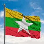 Pastor batista é morto em ataque militar em Mianmar 3 Bandeira de Mianmar Foto Canva Pro