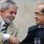 Gilmar Mendes autoriza reajuste do Bolsa Família em período eleitoral 3 Lula e Gilmar Mendes.jpg