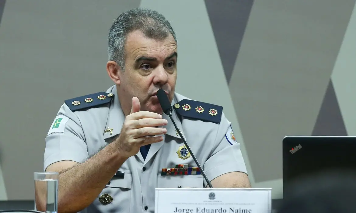 Ex-coronel Jorge Naime se sente mal e é levado ao hospital 1 Moraes e coronel.jpeg