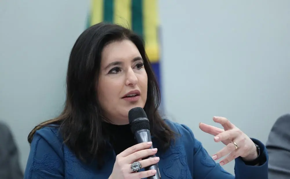 Simone Tebet critica corrupção e é contestada por Guilherme Derrite em debate para o Senado 1 Simone Tebet.jpg