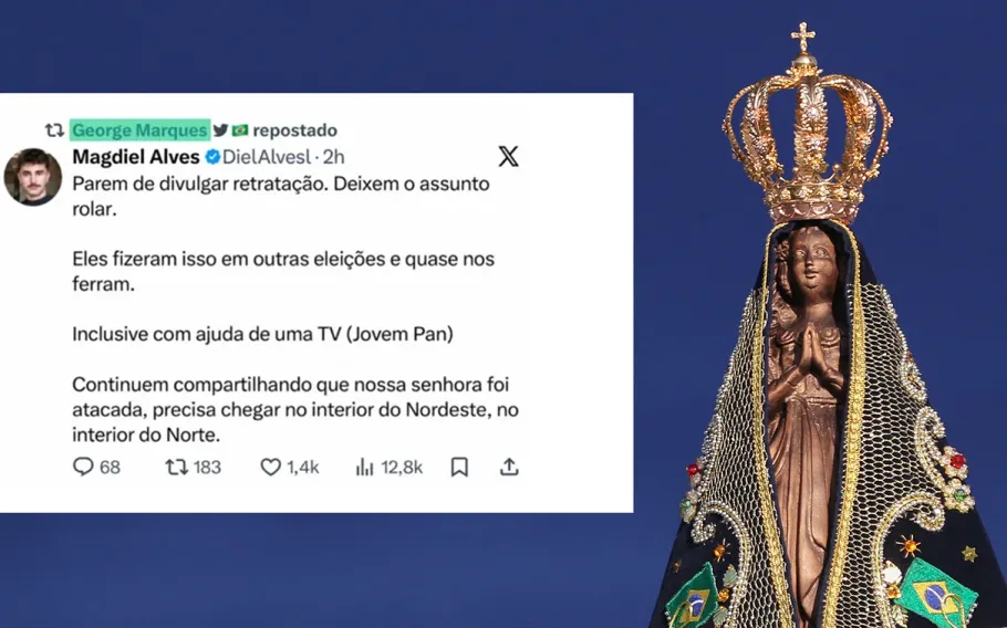 Coordenador da Secom compartilha post que promove fake news sobre Flávio Bolsonaro 1 aparecida fakenews
