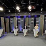 Debate no RS aborda segurança, educação e enchentes antes das eleições 3 debaters.jpg