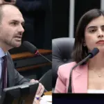 STF condena Eduardo Bolsonaro a um ano de detenção por difamação de Tabata Amaral 3 eduardo bolsonaro tabata amaral