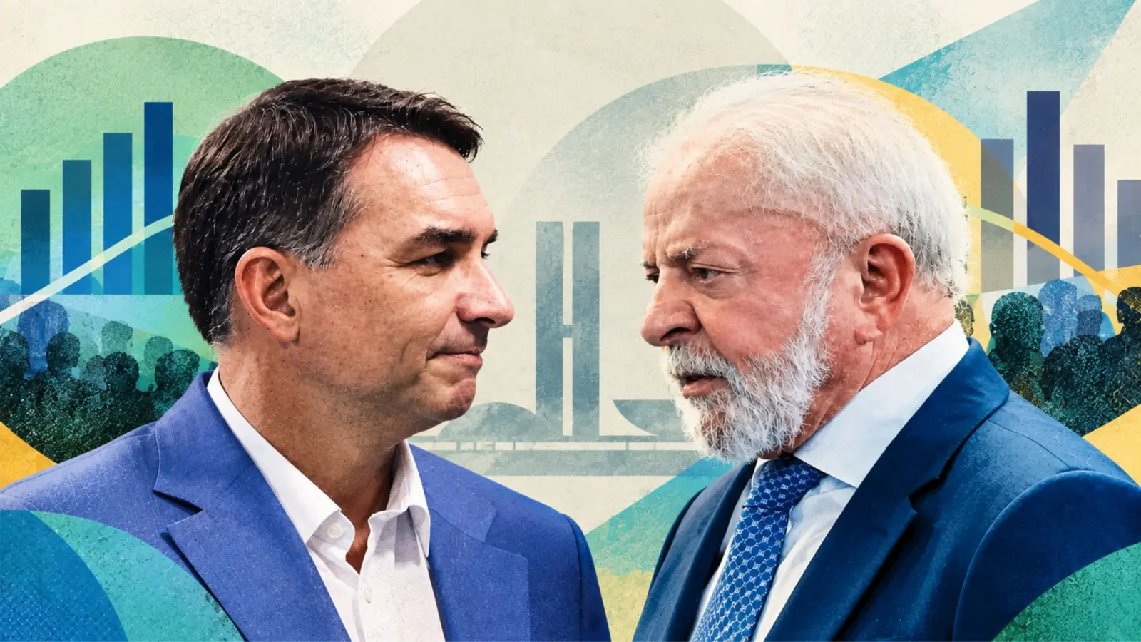 Disputa acirrada entre Flávio Bolsonaro e Lula a uma semana do 1º turno das eleições 1 flavio bolsonaro lula pesquisas scaled