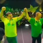Flávio Bolsonaro critica Moraes e promete ministros conservadores em comício em SC 3 flavio em sc.jpg