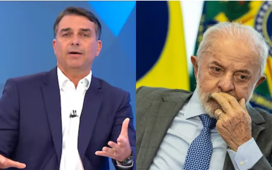 Flávio Bolsonaro denuncia Lula ao STF por suposta relação com banqueiro Vorcaro 1 flavio x lula x vorcaro