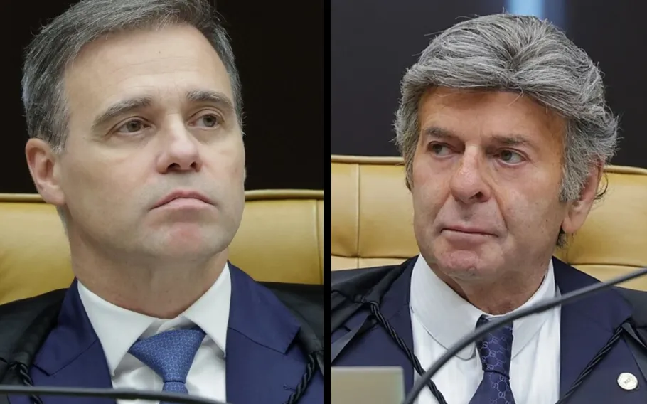 Ministros do STF pedem ajuda da PF para acessar celular de ex-banqueiro 1 mendonca e fux 1