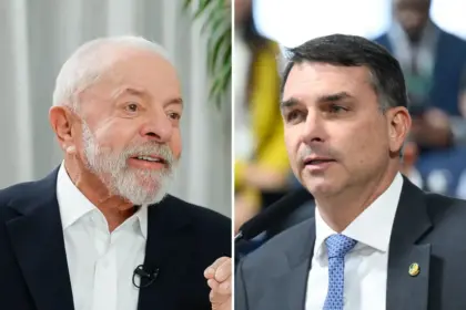 Lula e Flávio Bolsonaro empatam tecnicamente nas intenções de voto, aponta pesquisa BTG/Nexus 8 pesquisa lula x flavio.jpeg